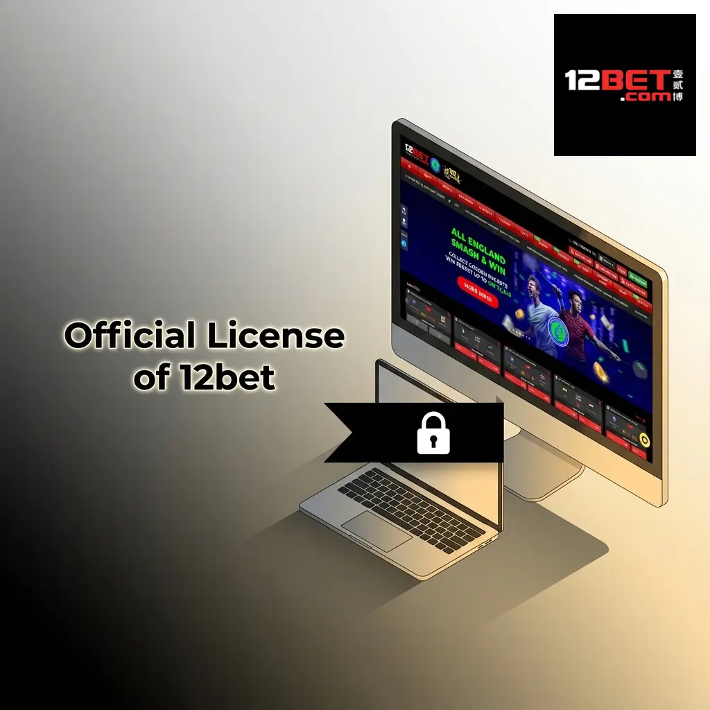 12bet official gaming license certificate displayed on website confirming legal authorization for online betting operations